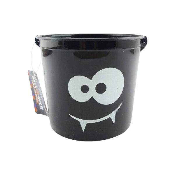 03026152-1 CANASTA HALLOWEEN CALABAZA NEGRA FECO